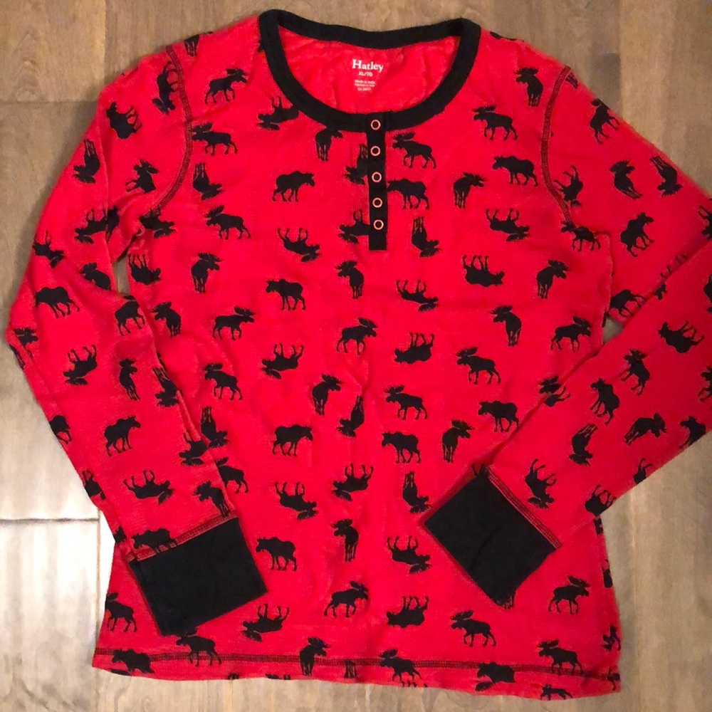 NWOT Hatley thermal henley shirt